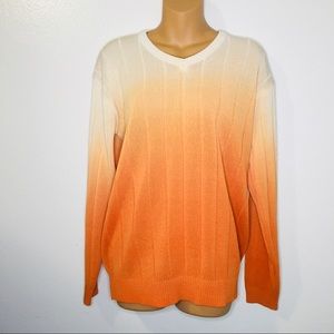 Zeus Orange gradient sweater
